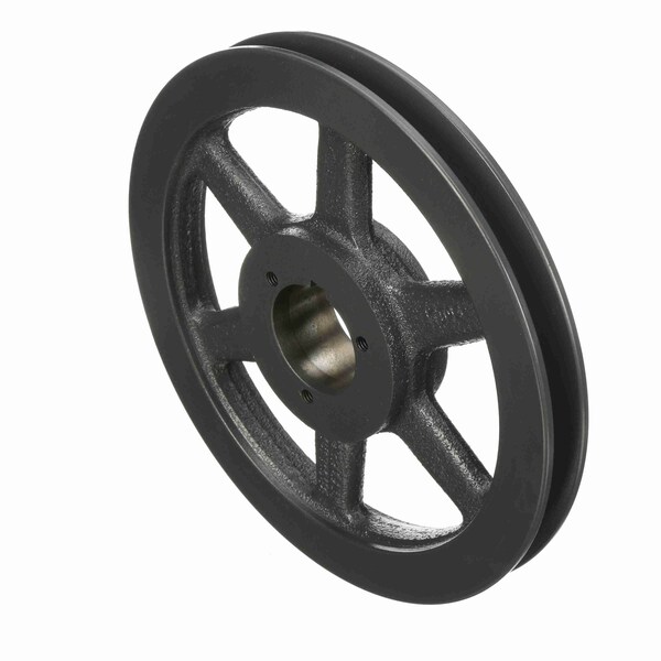 1 Groove Cast Iron Bushed Bore Multiple Sheave, 1TB94
